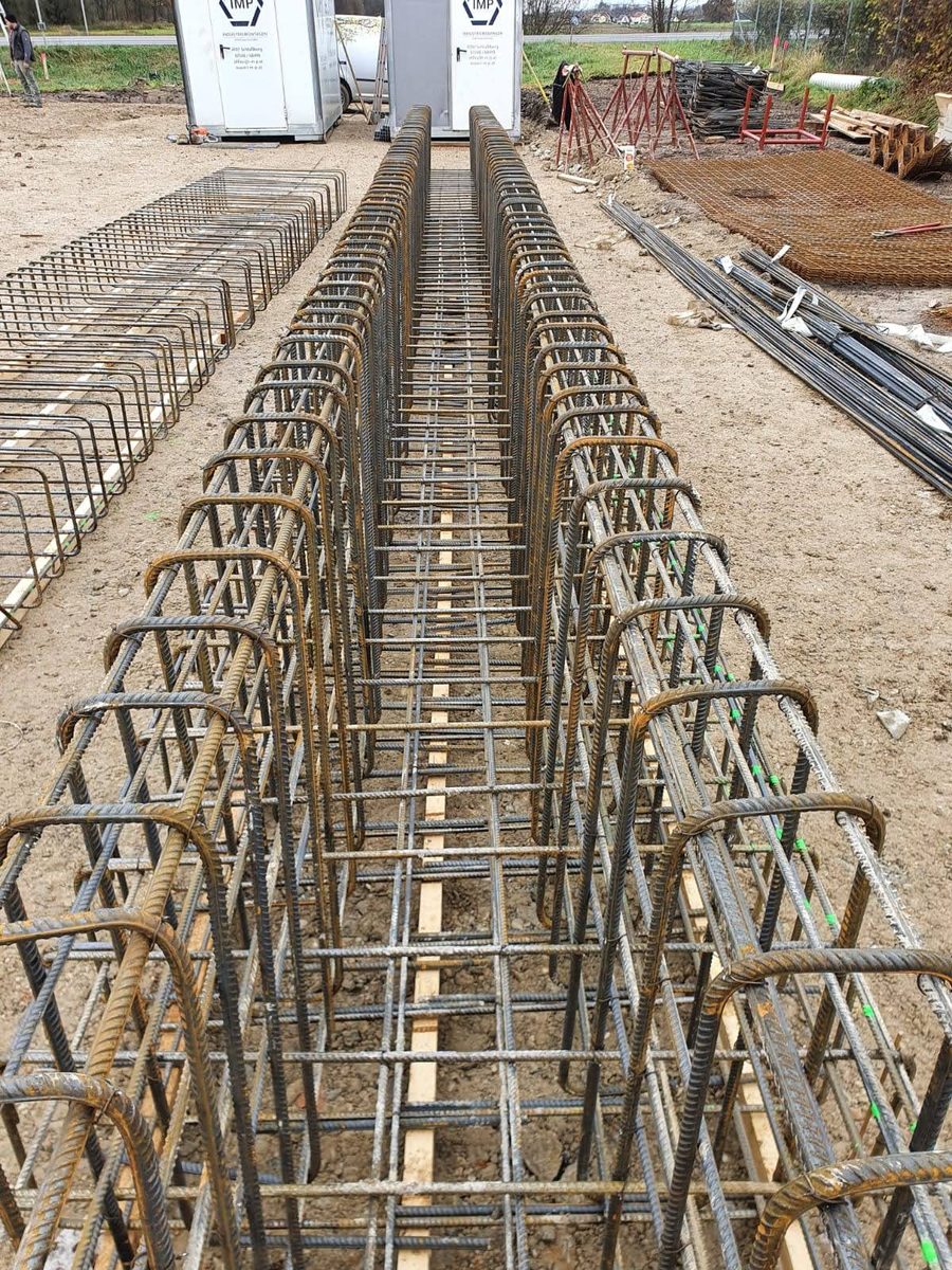 Armierungseisen – Bewehrungsarbeiten