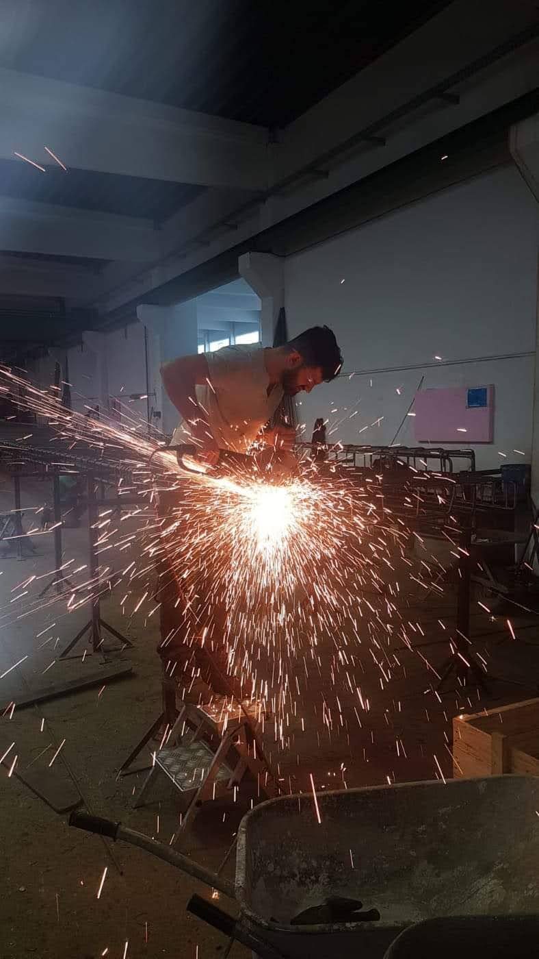 Eisenbiegen – Stahlbiegen auf der Baustelle